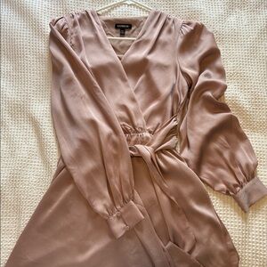 Express long sleeve mini dress